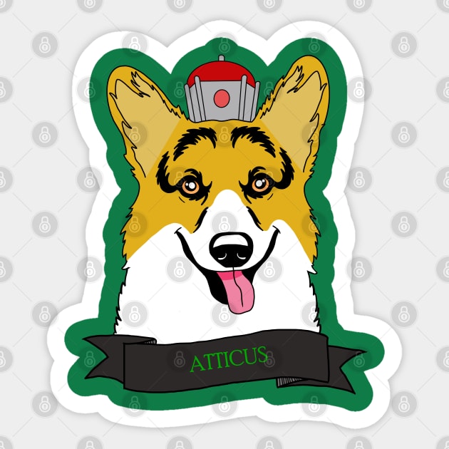 ATTICUS Sticker by garciajey